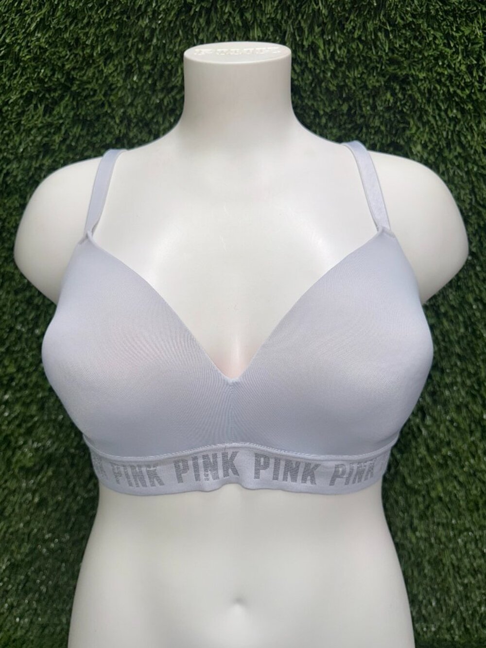 PRE-OWNED PINK VICTORIAS SECRET WIRE FREE TSHIRT BRA SZ 36D